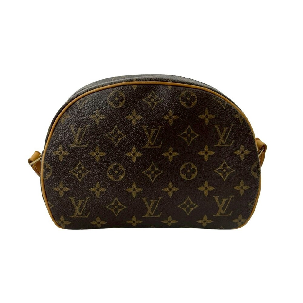 LOUIS VUITTON Authentic Brown Monogram Leather Pochette Shoulder Bag - Picture 3 of 10
